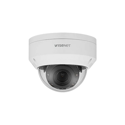 Hanwha Wisenet 4‑Camera CCTV Kit – CT‑ANV‑L7082R 4 MP Dome + CT‑ARN‑410S 4‑Ch 8 MP AI NVR with 1 + HDD – Outdoor Vandal‑Resistant, H.265, PoE
