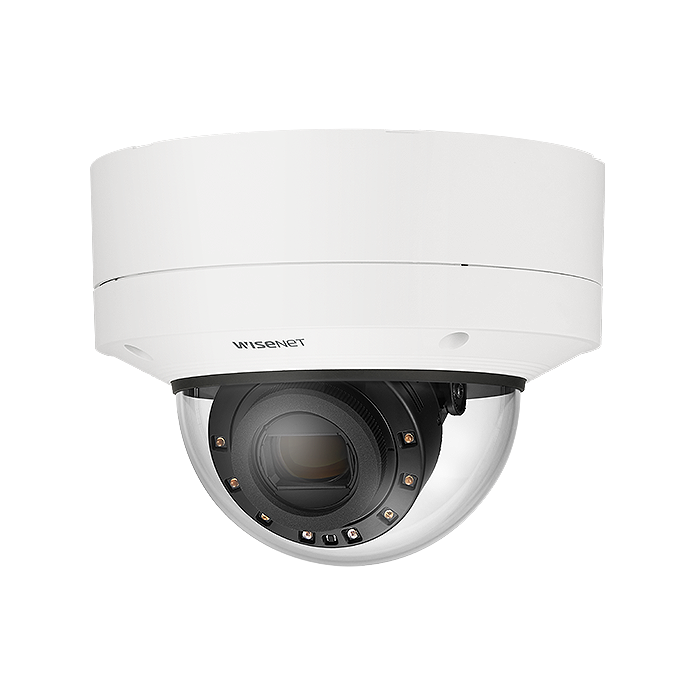 Hanwha Vision Wisenet HV-XNV-6123R 2MP AI IR Outdoor Vandal Dome Camera – 12x Motorized Zoom, Extreme 150dB WDR, 120fps, IP6K9K, IK10+ | SKU: HV-XNV-6123R  x series
