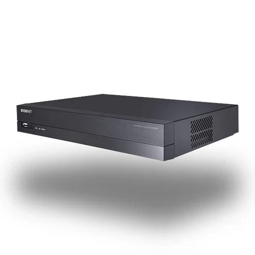 Hanwha Wisenet 4‑Camera CCTV Kit with 5 MP QND‑C8013R AI Dome Cameras & 4‑CH CT‑XRN‑420S PoE AI NVR (HDD Included)