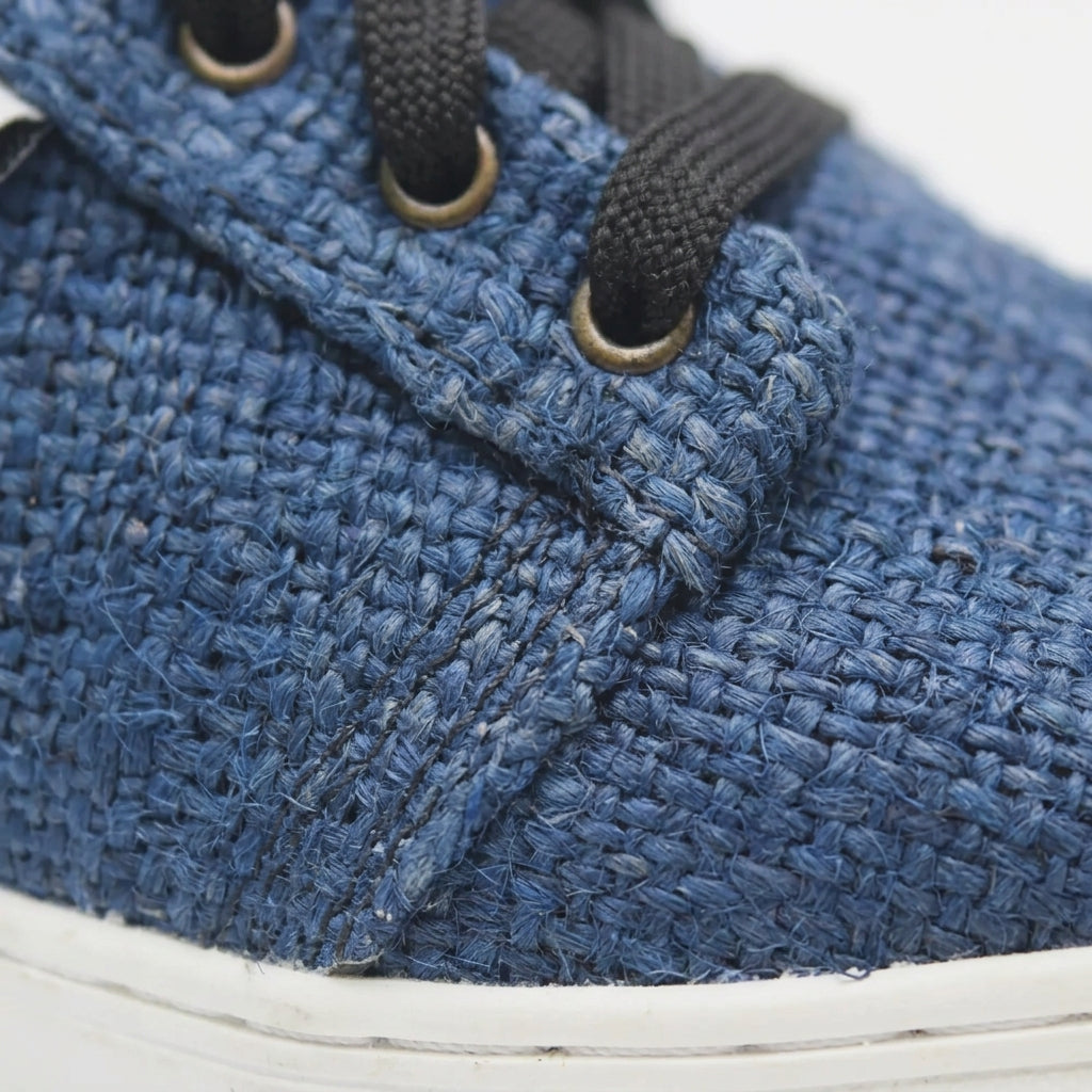 Midnight Blue Hemp Sneakers – Organic Vegan Hemp Shoes
