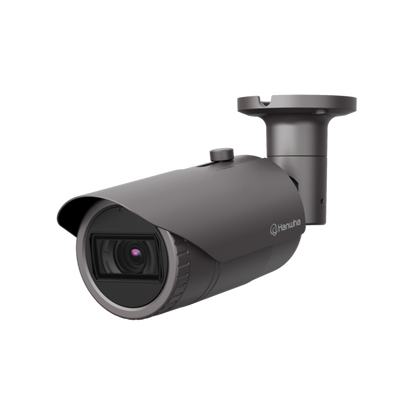 Hanwha Vision HV-QNO-6082R QNO-6082R 2MP H.265 IR Bullet Camera – Motorised Varifocal Lens, 30m IR, WiseStream II, IP66, IK10, PoE/12VDC