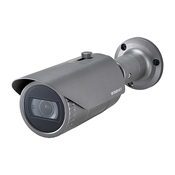 Hanwha Wisenet HCO-7070R 4MP Wisenet HD+ Bullet CCTV Camera - Varifocal Lens, IP66/IK10, 30m IR, Dual Power
