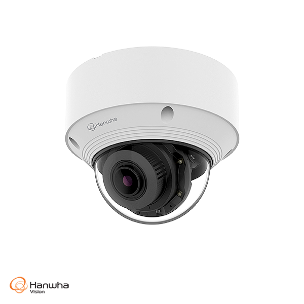 Hanwha Vision HV-QNV-C8023R Q-Core 5MP AI Vandal Dome Camera (4mm Fixed Lens) – Advanced AI Analytics, IP66, IK10, WDR, IR 30m