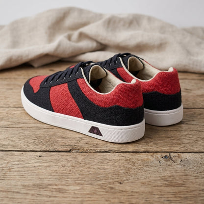 Organic Hemp Sneakers – Vegan Natural Dye Shoes with Rubber Sole