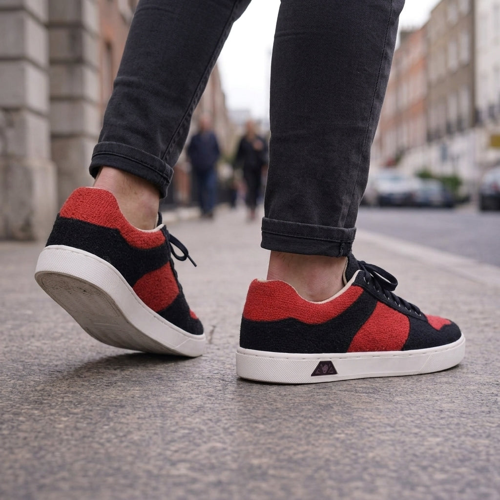 Organic Hemp Sneakers – Vegan Natural Dye Shoes with Rubber Sole