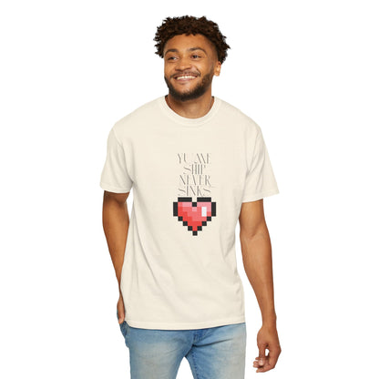 Pixel Heart Unisex Tee  Retro 8 Bit Gaming Shirt |By Aprasi