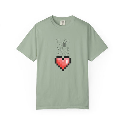 Pixel Heart Unisex Tee  Retro 8 Bit Gaming Shirt |By Aprasi