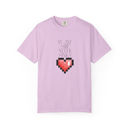 Pixel Heart Unisex Tee  Retro 8 Bit Gaming Shirt |By Aprasi