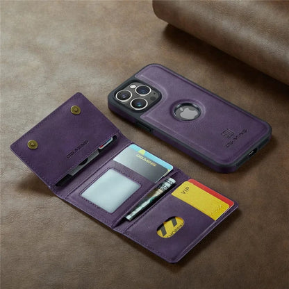 RFID iPhone Leather Detachable Wallet Case