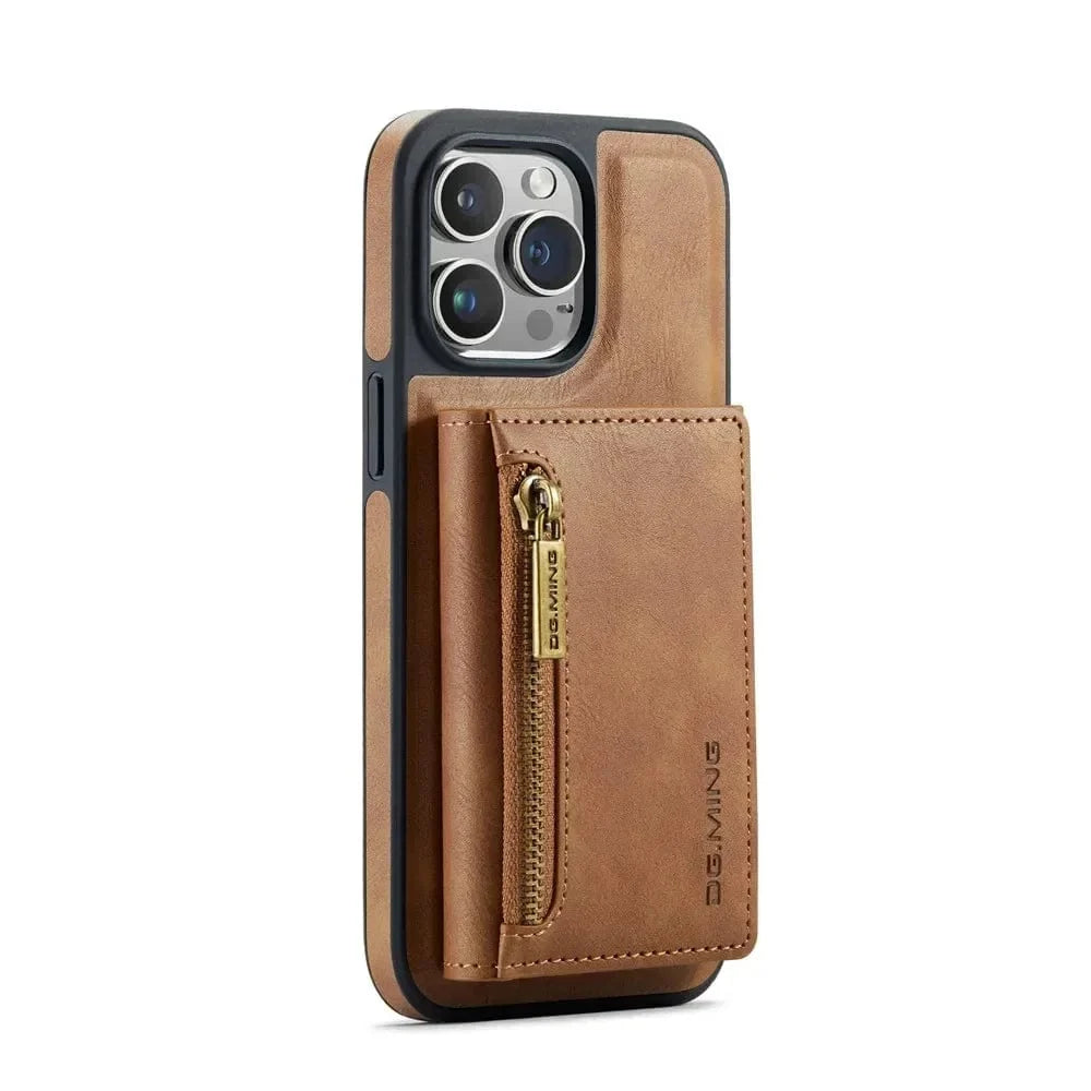 RFID iPhone Leather Detachable Wallet Case