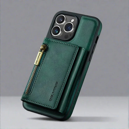 RFID iPhone Leather Detachable Wallet Case
