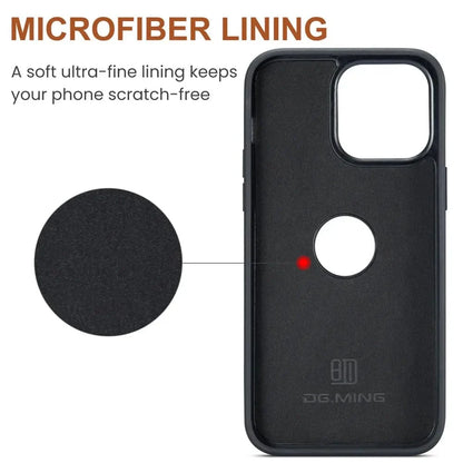 RFID iPhone Leather Detachable Wallet Case