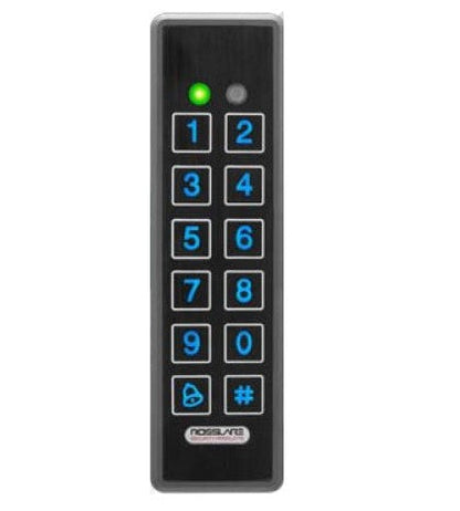 Rosslare AYC-E65BB Ultra-Slim Backlit Proximity & PIN Piezo Reader – Convertible Mullion Design