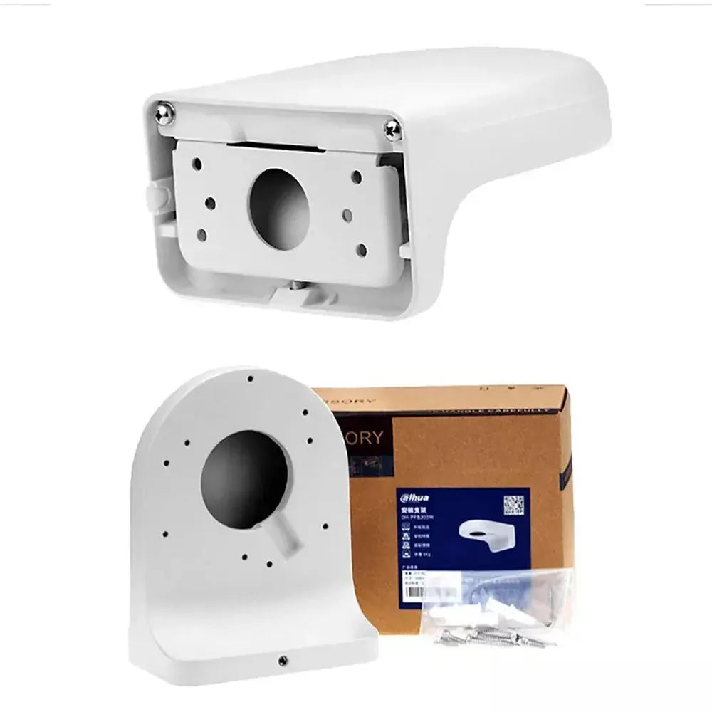 Dahua DH-PFB203W White Waterproof Wall Mount Bracket | Durable Aluminum & SECC Construction | Weather-Resistant Security Camera Mount