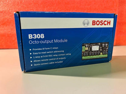 Bosch B308 Octo-Output Expansion Module – 8 Programmable Relays for Solution 2000/3000/4000 Alarm Panels