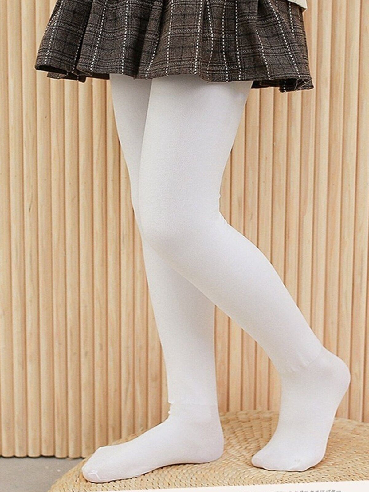 2 Pairs School Cotton Tights For Winter