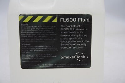 SmokeCloak® FL600 Fog Fluid Refill – 1 Litre | High-Density, Long-Lasting Security Fog Fluid
