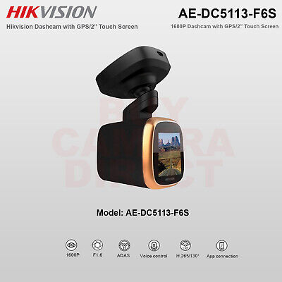 HIKVISION AE-DC5113-F6S 5MP Dashcam with 2” Touchscreen, WiFi, ADAS, GPS, G-Sensor & 130° Wide-Angle Lens (Replaced by AE-DC5313-C6PRO)