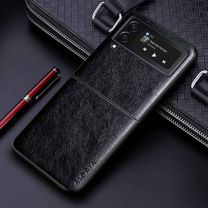 Samsung Z Flip Leather Case