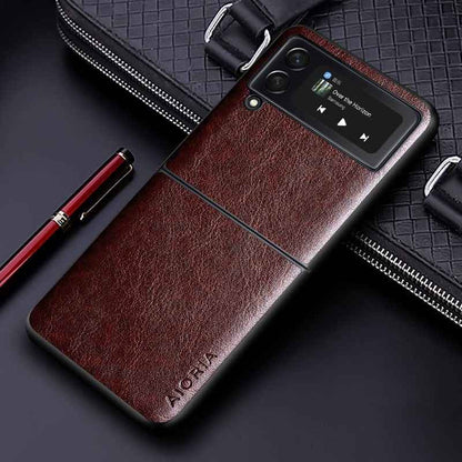 Samsung Z Flip Leather Case