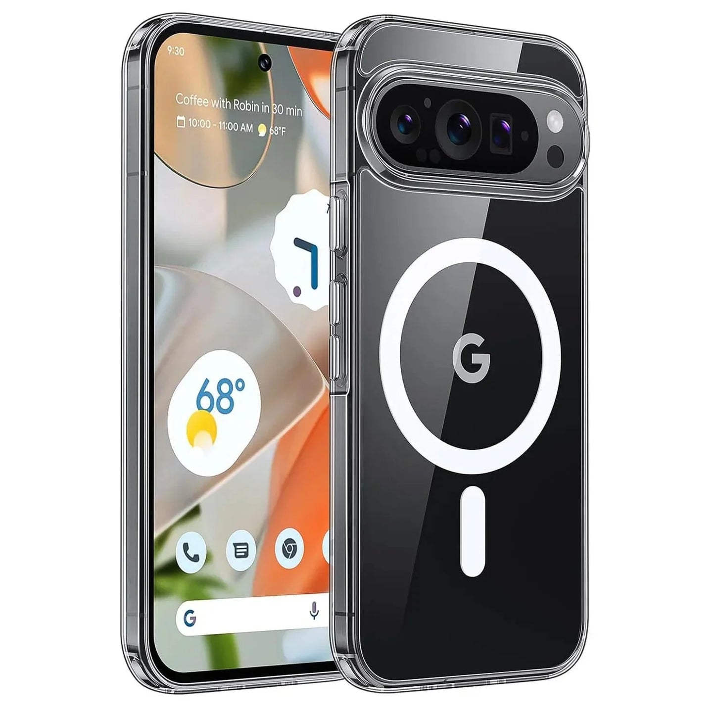 Google Pixel 9 Shockproof Clear Case