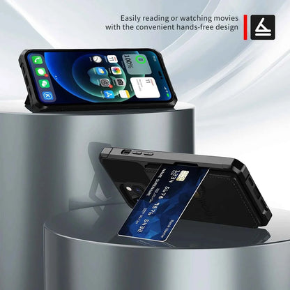 iPhone Shockproof Wallet Case