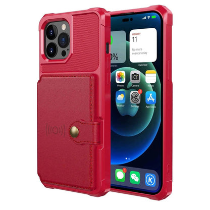 iPhone Shockproof Wallet Case
