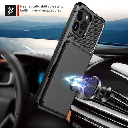 iPhone Shockproof Wallet Case