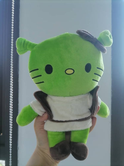 Green Ogre Kitty Plush King King of the Swamp Plush 26cm