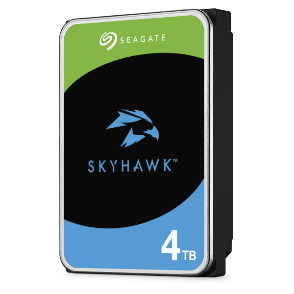 Seagate SkyHawk 4TB Surveillance Hard Drive – 3.5" SATA 6Gb/s, 256MB Cache, ImagePerfect™, Rescue Data Recovery, ST4000VX016 for CCTV