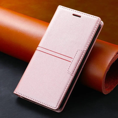 iPhone Suede Leather Wallet Case