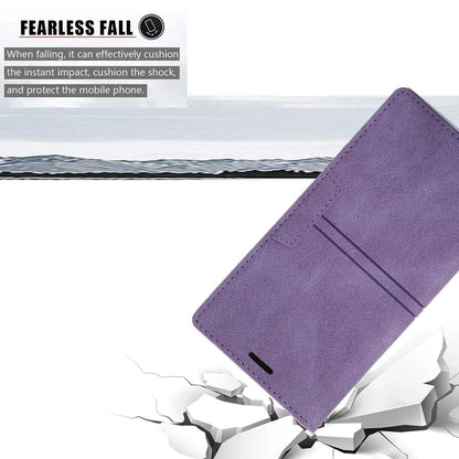 iPhone Suede Leather Wallet Case