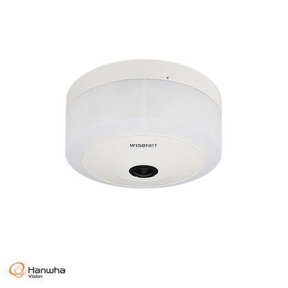 WISENET HV-TNF-9010 Hanwha Vision 12MP Sensor Fisheye Parking Guidance Camera, built-in AI vehicle detection 12MP images T series