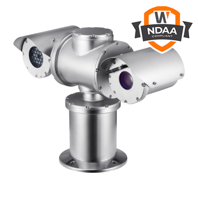 Hanwha Vision HV-TNU-6322ER 2MP Explosion-Proof PTZ Camera – 32x Optical Zoom, 200m IR, ATEX/IECEx Certified ) T Series