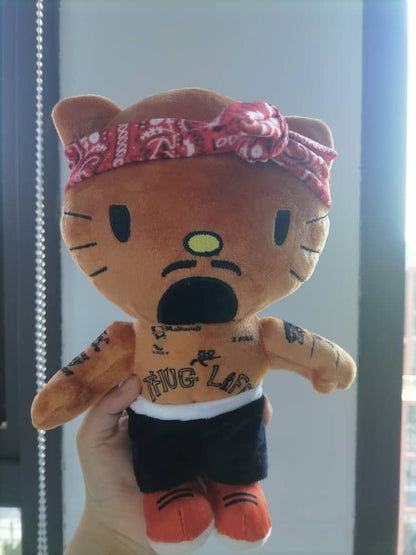 Pac Plush Legendary Rapper Style Kitty Plush 25cm