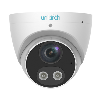 Uniarch IPC-T1P8-AF28KC AiOC (all in 1) 8MP HD Intelligent Light and Audible Warning Fixed Eyeball Network Camera