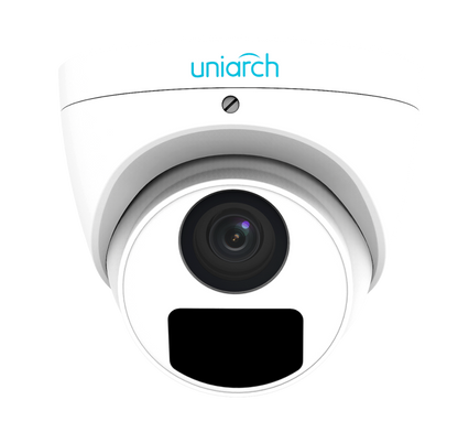Uniarch Surveillance Kit with 2x Uniarch 5MP Turret CCTV IP Camera and 4CH NVR with PoE Switch plus 2TB HDD