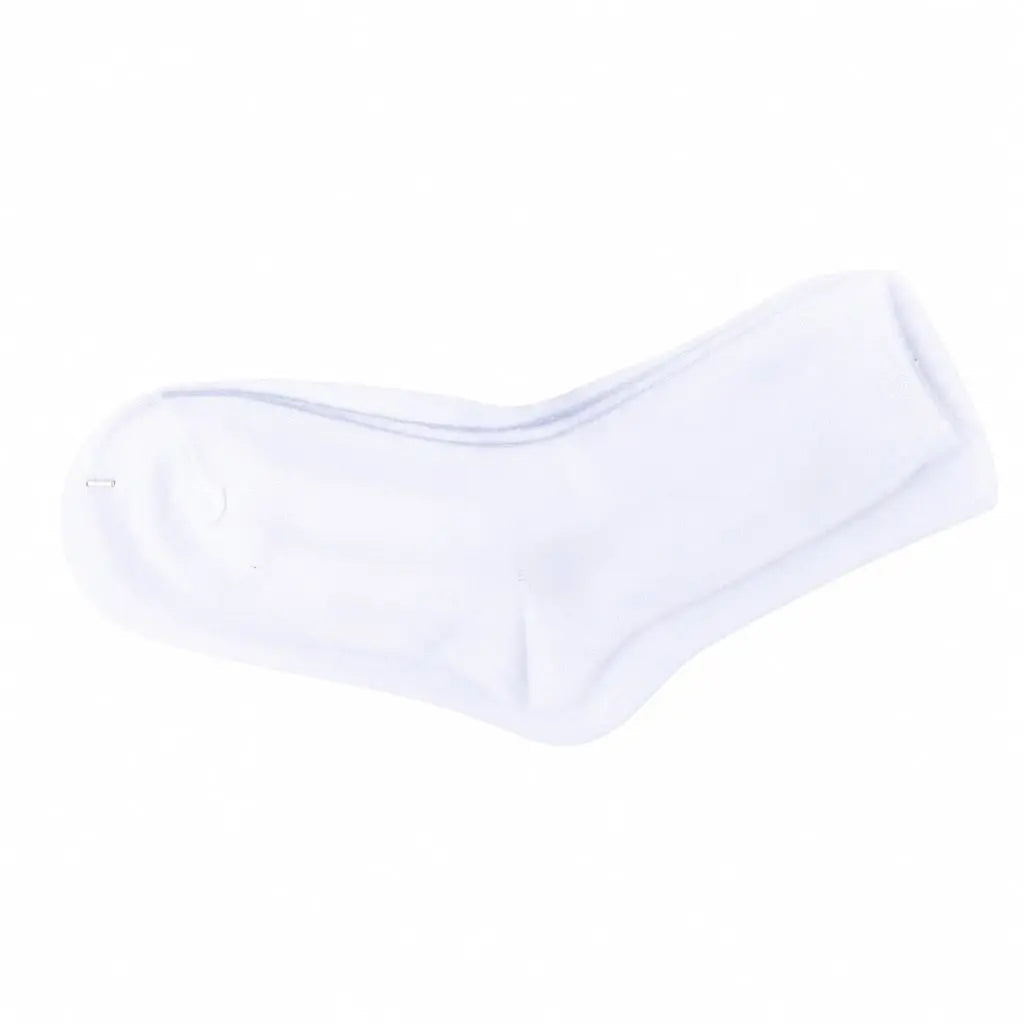 Unisex 12 Pairs White Premium Cotton School Socks