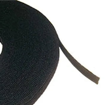 Velcro Cable Tie Roll – 25 Metres x 20mm, Reusable Hook & Loop, Black | CT-ROLL | Cut-to-Length Cable Organizer for IT, AV & Home