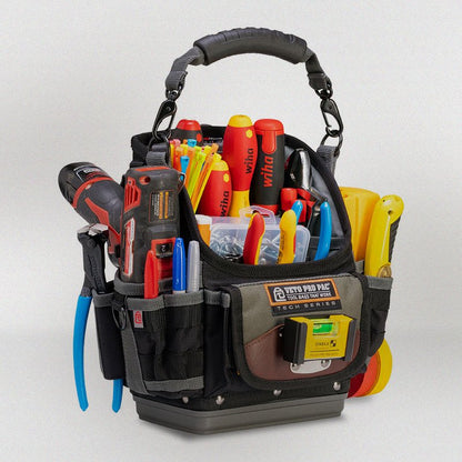 VETO PRO PAC TP6B Tech Series Tool Pouch – Open Top, Hard Bottom, 25 Pockets