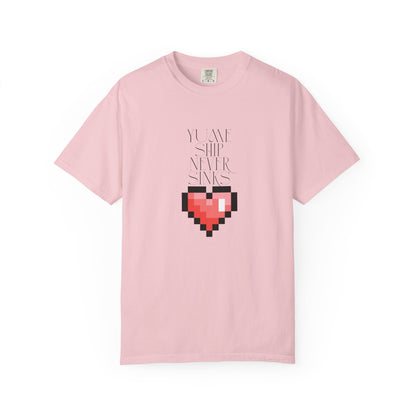 Pixel Heart Unisex Tee  Retro 8 Bit Gaming Shirt |By Aprasi