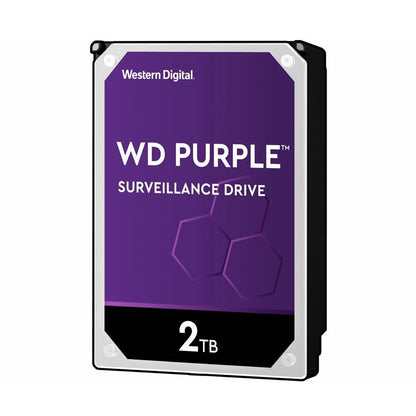 WD Purple 2TB Smart Video Surveillance Hard Drive – Enterprise-Grade WD Purple™ HDD with AllFrame AI, 550TB/Year Workload | Model: WD20PURP for CCTV NVR and DVR