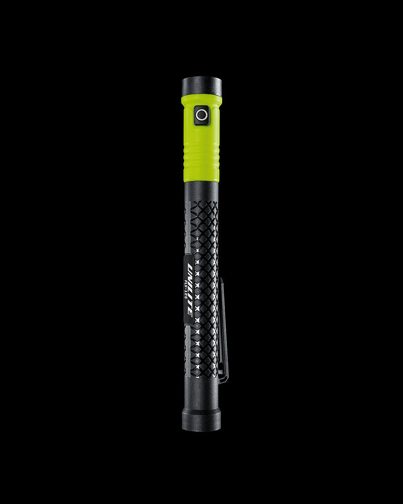 UNILITE FLX-125 Telescopic Magnetic LED Inspection Light – 125 Lumens, IP65/IK09, Rechargeable Li-ion, Pocket Clip, Black Aluminium