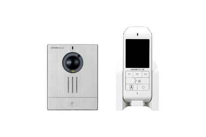 Aiphone WL-11 Wireless Video Intercom Kit with 2.4" LCD Monitor, Surface-Mount Door Station & DECT Wireless Technology – Complete Kit