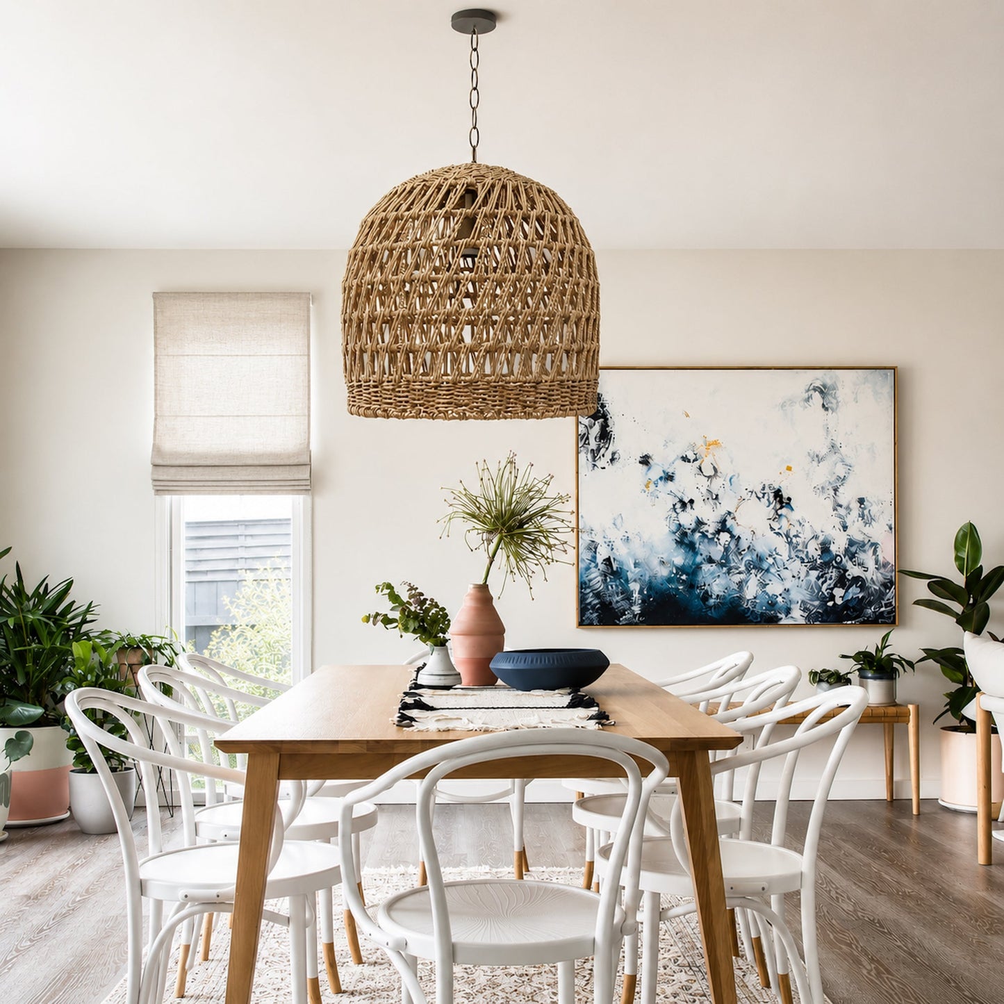 Milford Rope Pendant Light - Natural