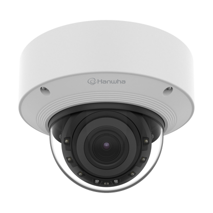 Hanwha Vision XNV-A9084R 8MP AI IR Vandal Dome Camera – Advanced AI Surveillance with Dual NPU and Superior IR Performance x series