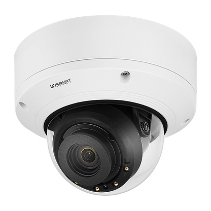 Hanwha Vision XND-8082RV 6MP IR Vandal Dome Camera – Wisenet7 AI Surveillance with Modular Design and 150dB WDR x series