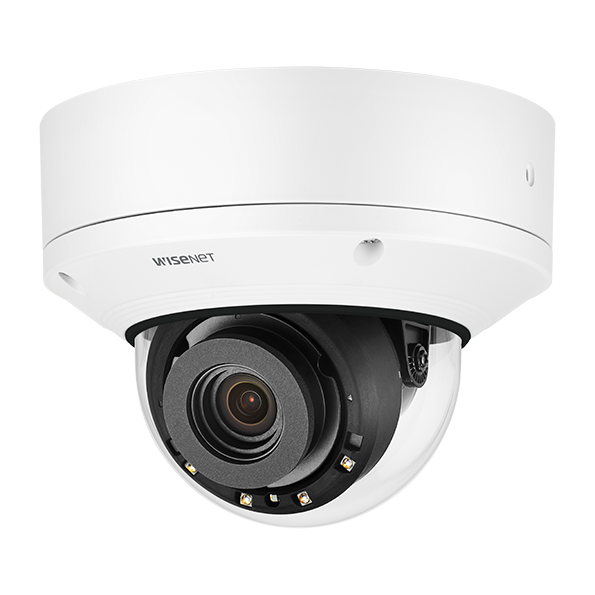Hanwha Vision XND-9082RV 4K Vandal Dome Camera – Intelligent Surveillance with 150dB WDR & Modular Wisenet7 Design x series