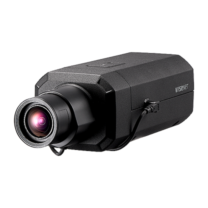 Hanwha Vision HV-XNB-8002 6MP Box Network Camera – Wisenet7 AI-Driven Custom Lens Surveillance  x series
