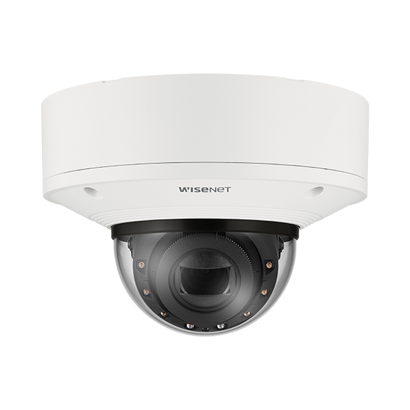 Hanwha Vision Wisenet X-Plus HV-XNV-6083R 2MP AI IR Vandal Dome Camera – 2.8~12mm Motorized Lens, 50m IR, ExtremeWDR 150dB, AI Analytics, IK10+, IP67 | SKU: HV-XNV-6083R x series